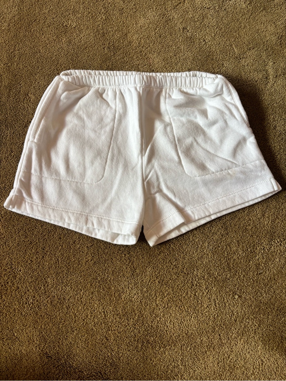art class White Elastic-Waist Kids Shorts